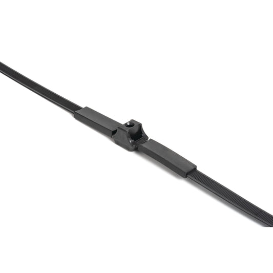 Hellermann Tyton 115-00145 Dual Clamp Tie with Neoprene Sleeving, 0.25" Stud Dia,  2.30" Max Bundle Dia,150lb, PA66HIRHSUV, Black, 500/pkg