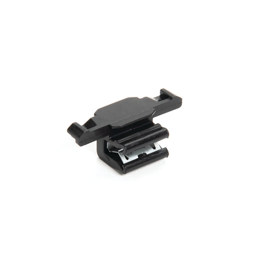 Hellermann Tyton 151-01113 Connector Clip, with Edge Clip, 1.4" Long, PA66HIRHS, Black, 5000/box