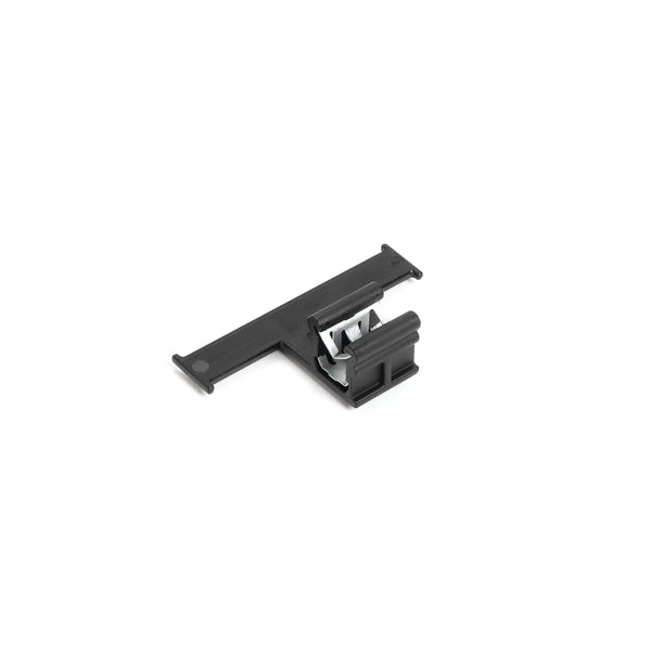 Hellermann Tyton 151-01206 Edge Clip and Tape Clip, EC48, Panel Thickness 3.0–6.0mm, 1.97" Long, PA66HIRHS, Black, 5000/box
