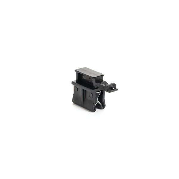 Hellermann Tyton 151-01042 Connector Clip with Edge Clip, EC54, Panel Thickness 1.0 - 3.0mm, PA66HIRHSUV, Black, 5000/box