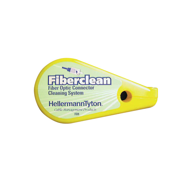 Hellermann Tyton FO1 Fiberclean Dispenser, 0.75 x 1.50", 10' Of Non-Woven Cloth, White, 1/pkg