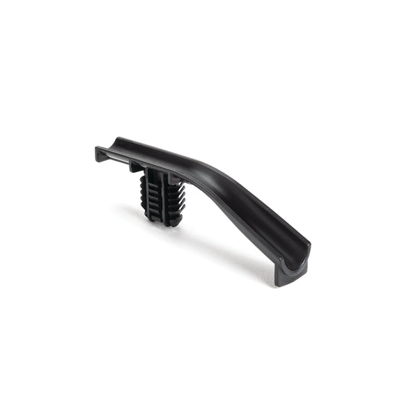 Hellermann Tyton 133-02353 Angled Bundling Clip, 65mm Long, 0.60 - 6.75mm Panel Thickness, PA66HIRHSUV, Black, 4000/ctn