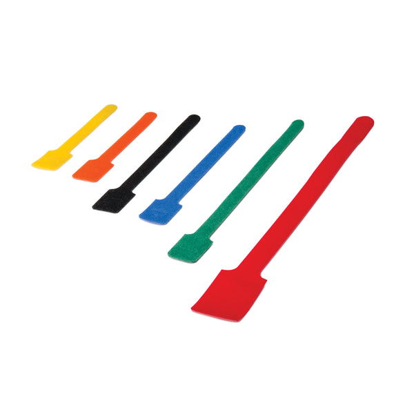 Hellermann Tyton GTASST Grip Tie Assortment Pack, Various Lengths and Colors, PA6/PP, 6/pkg
