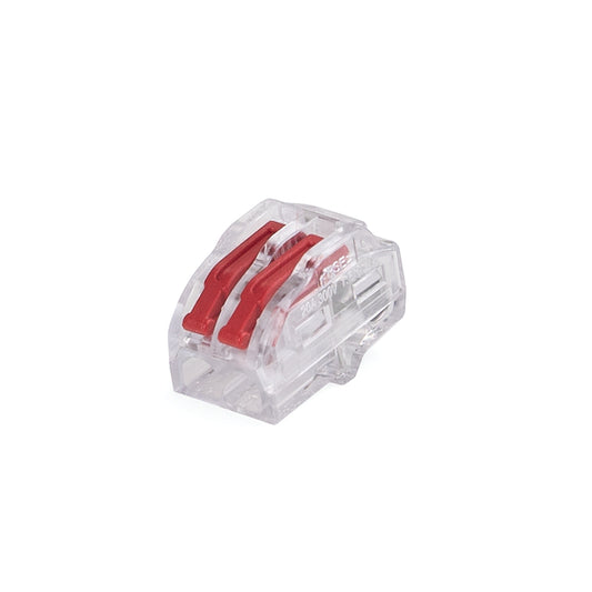 Hellermann Tyton 148-90065 HelaCon Releasable Wire Connector, 2-Port, (Piece & PA66), Clear, 500/pkg