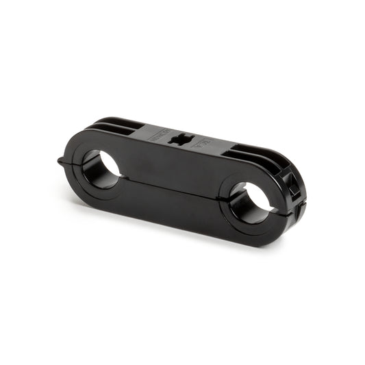 Hellermann Tyton 151-01231 Heavy Duty Hinge Clamp, 0.59" Max Diameter, PA46, Black, 250/pkg