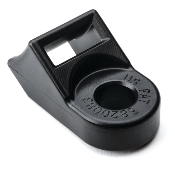 Hellermann Tyton HDM3120HIRH4 Standard Torque Cable Tie Mount, Mtg Hole Dia. 0.3125", Max Torque 115.0 in lbs, PA66HIRHSUV, Black, 500/pkg