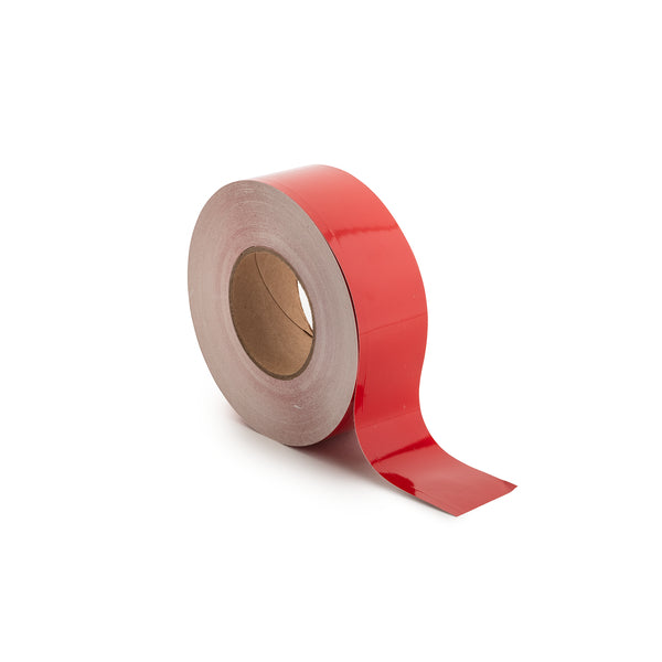 Hellermann Tyton 558-00312 Thermal Transfer Adhesive Labels, Solid Color Continuous Roll, 2.0 x 250', UV Stable VL, Red, 250 ft/roll