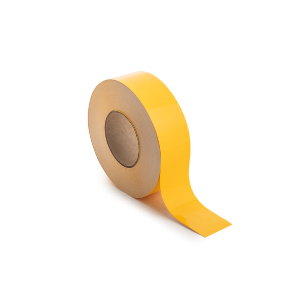 Hellermann Tyton 558-00314 Thermal Transfer Adhesive Labels, Solid Color Continuous Roll, 2.0 x 250', UV Stable VL, Yellow, 250 ft/roll