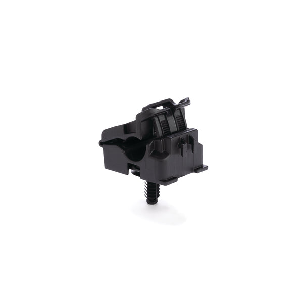 Hellermann Tyton 156-02706 Fir Tree Mount Ratchet Clamp, 0.24 - 0.54" Bundle Dia, FT6.5LG, PA66HIRHSUV, Black, 25/bg