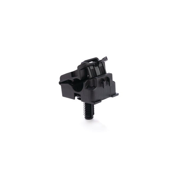 Hellermann Tyton 156-02620 Fir Tree Mount Ratchet Clamp, 0.24 - 0.54" Bundle Dia, FT9LG, PA66HIRHSUV, Black, 250/ctn