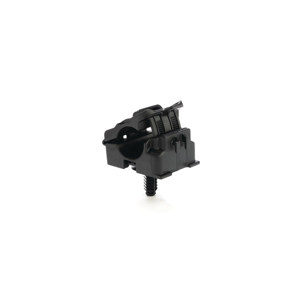 Hellermann Tyton 156-02707 Fir Tree Mount Ratchet Clamp, 0.50 - 0.77" Bundle Dia, FT6.5LG, PA66HIRHSUV, Black, 25/bg
