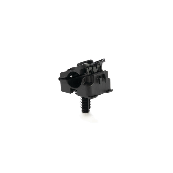 Hellermann Tyton 156-02715 Fir Tree Mount Ratchet Clamp, 0.50 - 0.77" Bundle Dia, FT9LG, PA66HIRHSUV, Black, 25/bg