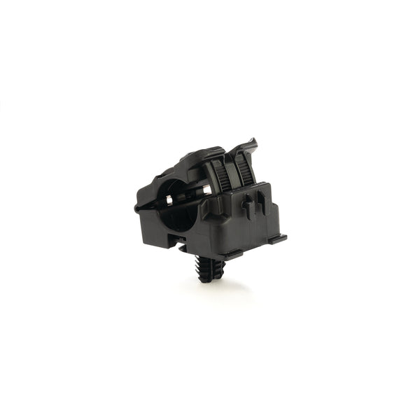 Hellermann Tyton 156-02711 Fir Tree Mount Ratchet Clamp, 0.50 - 0.77" Bundle Dia, FT7X12, PA66HIRHSUV, Black, 25/bg
