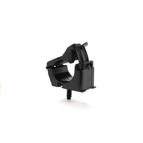 Hellermann Tyton 156-02636 Fir Tree Mount Ratchet Clamp, 0.76 - 1.42" Bundle Dia, FT6.5LG, PA66HIRHSUV, Black, 250/ctn