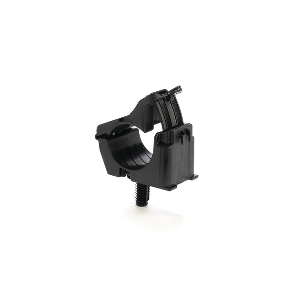 Hellermann Tyton 156-02716 Fir Tree Mount Ratchet Clamp, 0.76 - 1.42" Bundle Dia, FT9LG, PA66HIRHSUV, Black, 25/bg