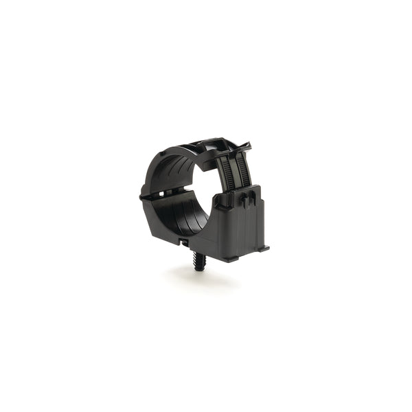 Hellermann Tyton 156-02646 Fir Tree Mount Ratchet Clamp, 1.42 - 2.0" Bundle Dia, FT6.5LG, PA66HIRHSUV, Black, 200/ctn