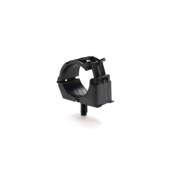 Hellermann Tyton 156-02717 Fir Tree Mount Ratchet Clamp, 1.42 - 2.0" Bundle Dia, FT9LG, PA66HIRHSUV, Black, 25/bg