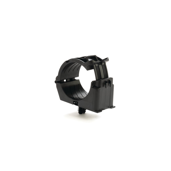 Hellermann Tyton 156-02713 Fir Tree Mount Ratchet Clamp, 1.42 - 2.0" Bundle Dia, FT7X12, PA66HIRHSUV, Black, 25/bg