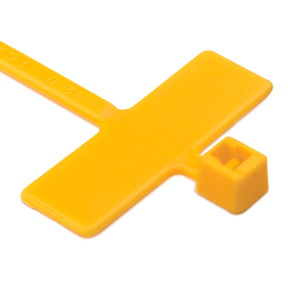 Hellermann Tyton IT18R3C2 Identification Tie, 3.9" Long, 18lb Tensile Strength, PA66, Orange, 100/pkg