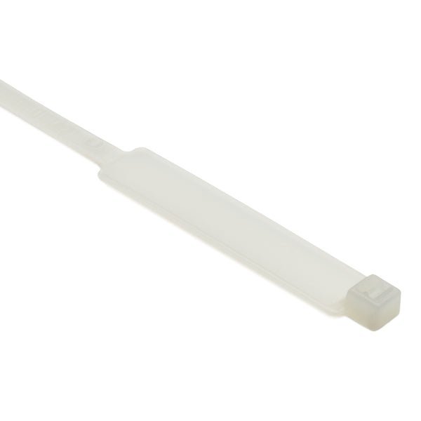 Hellermann Tyton IT50R9M4 Identification Tie, 8" Long, 50lb Tensile Strength, PA66, Natural, 1000/pkg
