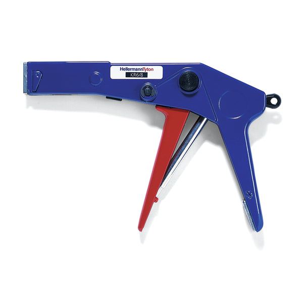 Hellermann Tyton KR6/8 KR6/8 Kabelrap Tool, MET, Blue/Red, 1/pkg