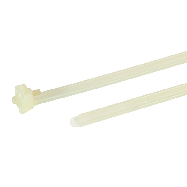 Hellermann Tyton 121-74359 Kabelrap Tie, 16.8" Long, 176lb Tensile Strength, PA66HS, Natural, 50/pkg