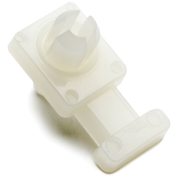 Hellermann Tyton LKCRF19C2 Low Profile Rivet Mount, 0.938'' x .47'', 0.25'' Hole, Max Pan .134'', T18-T50 Ties, 100/pkg