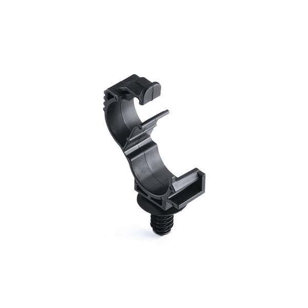 Hellermann Tyton 151-04084 LOC Locking Clamp, 10 - 14 mm Bundle Dia, 6.5 mm Fir Tree, PA612, Black, 2000/ctn