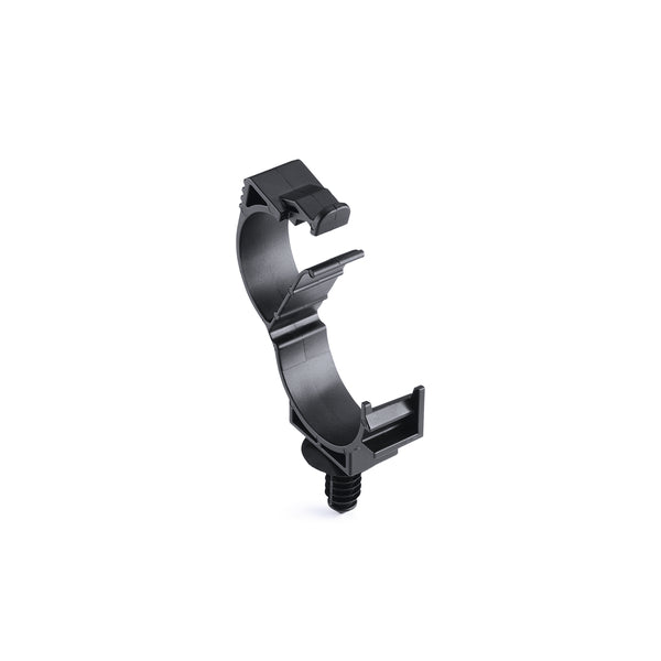 Hellermann Tyton 151-01371 LOC Locking Clamp, 20-25 mm, with 6.5 mm Fir Tree, PA66HIRHSUV, Black, 1000/ctn