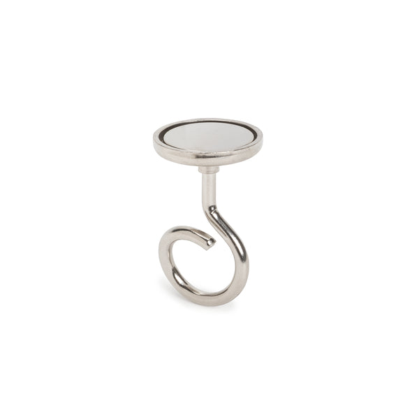 Hellermann Tyton 151-04033 Magnetic Bridle Ring, Small, ¾” Dia. Ring, Neodymium Magnet/Steel 40lb Pull Force, 10/bg