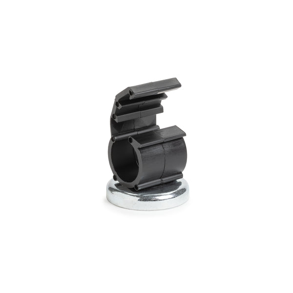 Hellermann Tyton 151-03647 Magnetic Clamp, 0.50" Dia, Neodymium Magnet/POM/ST, 15lb Pull Force, Black, 10/bag