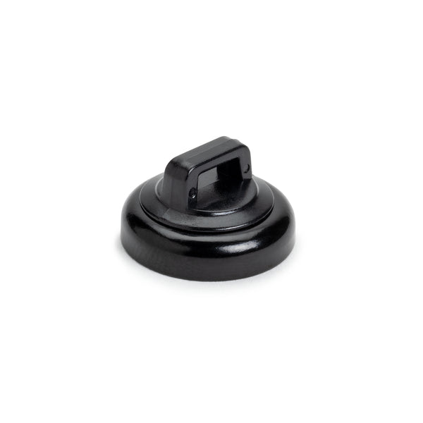 Hellermann Tyton 151-04020 Magnetic Cable Tie Mount, Small, 0.75" Dia, Neodymium Magnet/POM/ST, 10lb Pull Force, Black, 100/bg