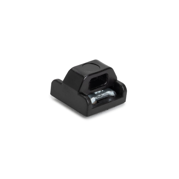Hellermann Tyton 151-04016 Magnetic Cable Tie Mount, Mini, 0.6 x 0.6", Neodymium Magnet/POM/ST, 5lb Pull Force, Blk, 100/bg