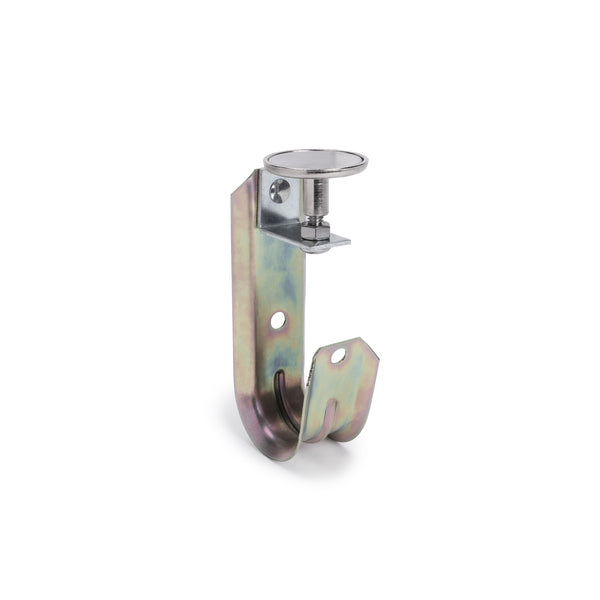 Hellermann Tyton 151-04039 Magnetic J-Hook 1-5/16” Dia. Hook, Top Mount, Neodymium Magnet/Steel, 90lb Pull Force, 10/box