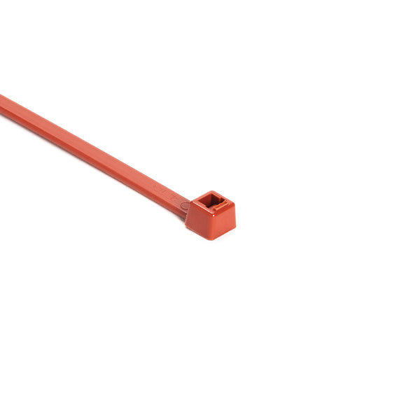 Hellermann Tyton 111-01167 Metal Content Tie, 15" Long, 50lb Tensile Strength, PA66MP, Red, 100/pkg