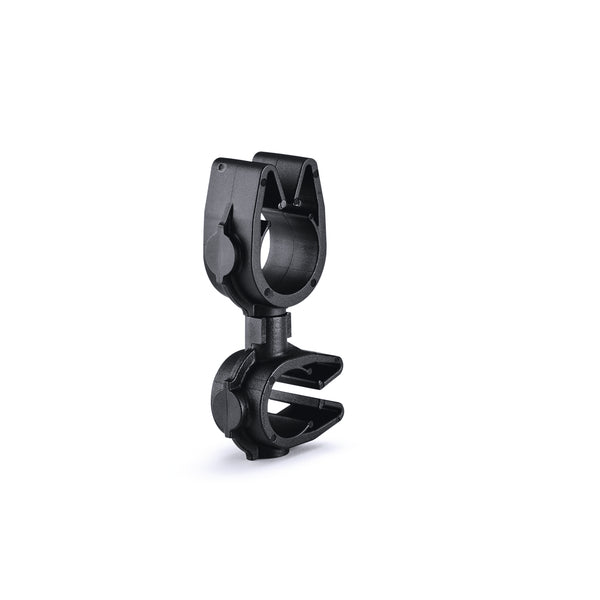Hellermann Tyton 156-02061 MOC Clip to MOC Clip Perpendicular, 10 mm, 12 mm Perpendicular, PA66HIRHSUV, Black, 2000/ctn