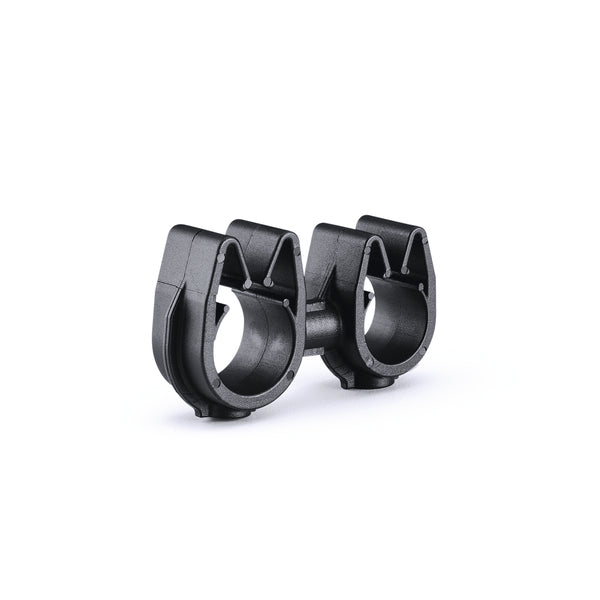 Hellermann Tyton 156-02335 MOC Clip to MOC Clip, 10 mm, 12 mm, PA66HIRHSUV, Black, 2000/ctn