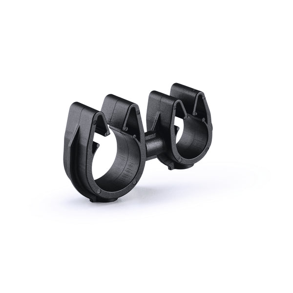Hellermann Tyton 156-02336 MOC Clip to MOC Clip, 10 mm, 14 mm, PA66HIRHSUV, Black, 2000/ctn