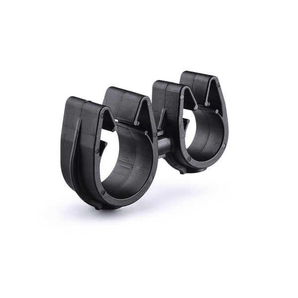 Hellermann Tyton 156-02337 MOC Clip to MOC Clip, 10 mm, 16 mm, PA66HIRHSUV, Black, 2000/ctn