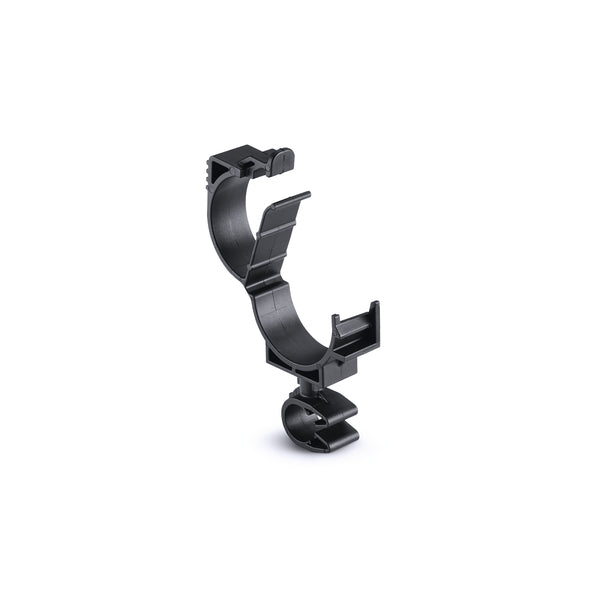 Hellermann Tyton 156-01910 LOC Locking Clamp, 20-25 mm, to MOC Clip, 10 mm, PA66HIRHSUV, Black, 1000/ctn