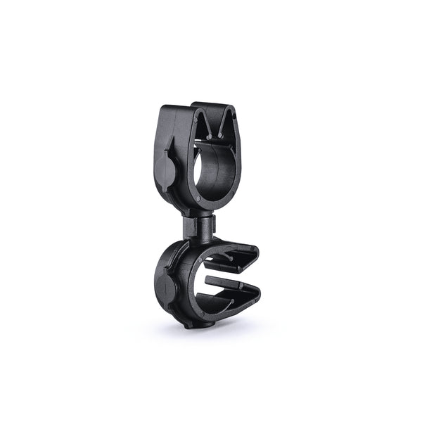 Hellermann Tyton 156-02085 MOC Clip to MOC Clip Perpendicular, 12 mm, 12 mm Perpendicular, PA66HIRHSUV, Black, 2000/ctn