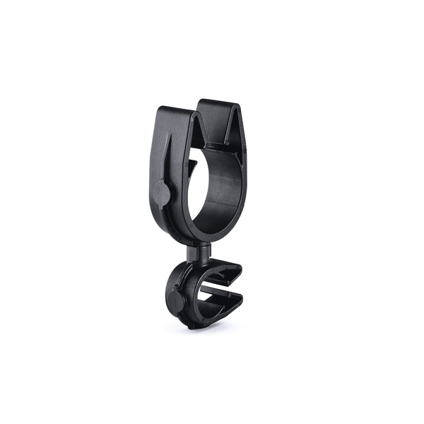 Hellermann Tyton 156-02090 MOC Clip to MOC Clip Perpendicular, 12 mm, 26 mm Perpendicular, PA66HIRHSUV, Black, 2000/ctn