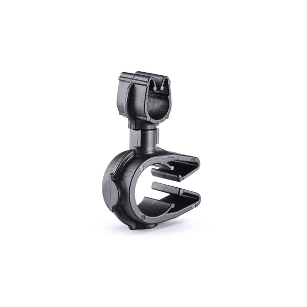 Hellermann Tyton 156-02080 MOC Clip to MOC Clip Perpendicular, 12 mm, 6 mm Perpendicular, PA66HIRHSUV, Black, 2000/ctn