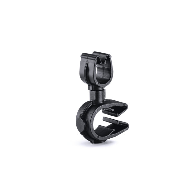 Hellermann Tyton 156-02083 MOC Clip to MOC Clip Perpendicular, 12 mm, 9 mm Perpendicular, PA66HIRHSUV, Black, 2000/ctn