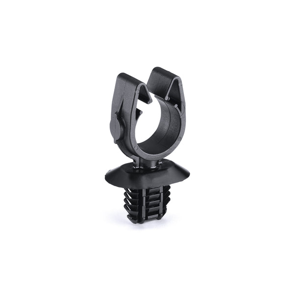 Hellermann Tyton 151-01759 MOC Clip, 12 mm, with 4 x Oval Fir Tree, PA66HIRHSUV, Black, 2000/ctn