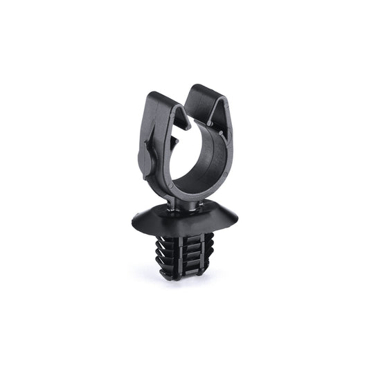 Hellermann Tyton 151-01759 MOC Clip, 12 mm, with 4 x Oval Fir Tree, PA66HIRHSUV, Black, 2000/ctn