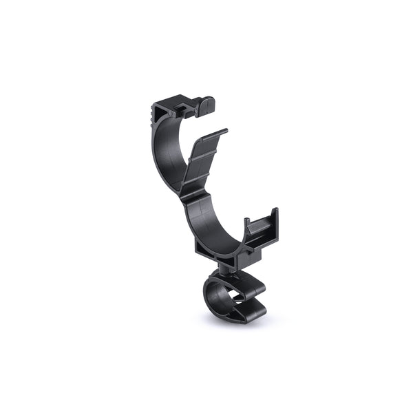 Hellermann Tyton 156-01912 LOC Locking Clamp, 20-25 mm, to MOC Clip, 12 mm, PA66HIRHSUV, Black, 1000/ctn