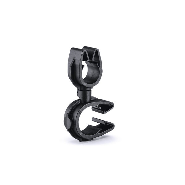 Hellermann Tyton 156-02108 MOC Clip to MOC Clip Perpendicular, 14 mm, 10 mm Perpendicular, PA66HIRHSUV, Black, 2000/ctn