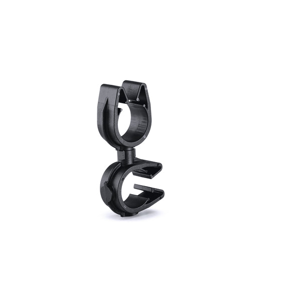 Hellermann Tyton 156-02110 MOC Clip to MOC Clip Perpendicular, 14 mm, 14 mm Perpendicular, PA66HIRHSUV, Black, 2000/ctn