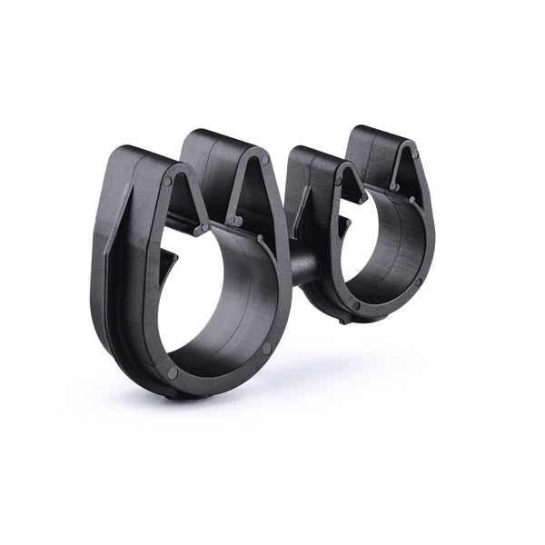 Hellermann Tyton 156-02351 MOC Clip to MOC Clip, 14 mm, 19 mm, PA66HIRHSUV, Black, 2000/ctn